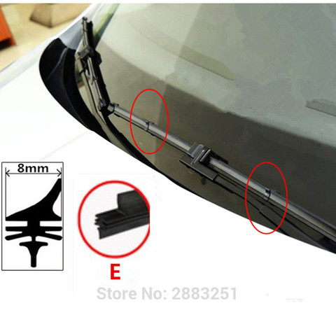 Free shipping Car Wiper Blade Insert Rubber strip(Refill) for Mercedes-Benz W203 W205 W204 W211 W212 Key Cla car accessories ► Photo 1/6