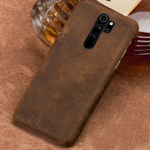 Genuine PULL-UP Leather Case for Xiaomi Redmi Note 8 Pro 8T Note 9 Pro 9S 7 9 Retro Cover For Mi 9 9T Pro 10 Ultra 8 Pro A3 F2 ► Photo 1/6