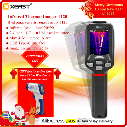 24H Spain/Poland  infrared thermal imaging camera high-precision industrial infrared thermometer floor heating leak detection ► Photo 1/5