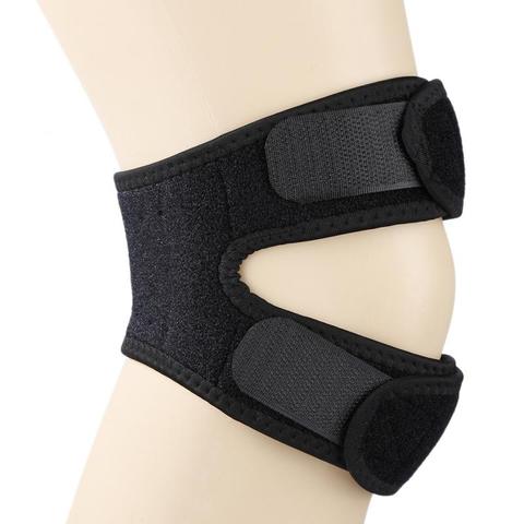 High Quality Double Patella Breathable Flexible Knee Brace Strap Support Pad Help Reduce Pain Soreness Fitness Exercise Pressure ► Photo 1/6