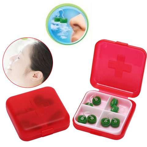 4Pairs Safe Nasal Mask Filters Invisible Dust Mask Pollen Allergy Mask Comfortable Nose Filters Haze Filter ► Photo 1/6