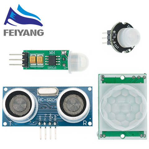 HC-SR501 HC-SR505 MH-SR602 Adjust IR Pyroelectric Infrared Mini PIR Human Sensor Detector Module for Arduino ► Photo 1/6