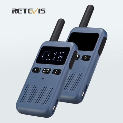2pcs Retevis RT45 PMR446 Portable Two Way Radio Walkie Talkie 0.5W PMR