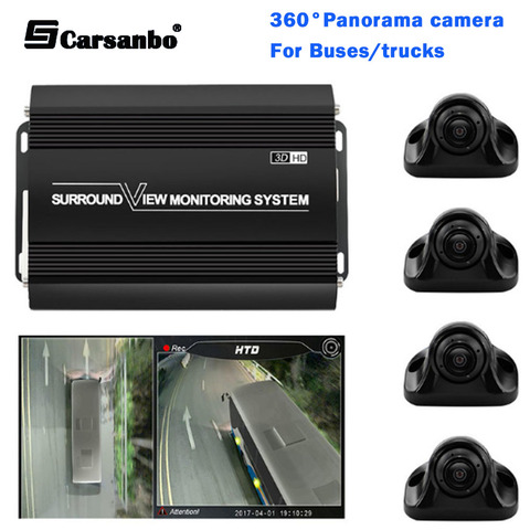 360 Panoramic Seamless 3D Imaging System for Buses/trucks 360 Seamless Surround View Digital Video Recorder(3D+1080P) ► Photo 1/6