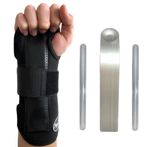 Wrist Support Brace for Exercise Gym Carpal Tunnel Straps Breathable Durable Finger Splint Arm Wrist Protection Adjustable Set ► Photo 1/6