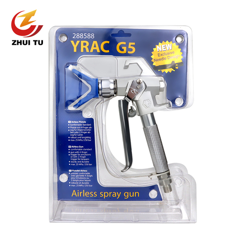Fast Delivery 3600PSI/248bar Paint Latex Paint G5 Airless Spray Gun +519 Nozzle Is Suitable For Titan Wagner Spraying Machine ► Photo 1/6