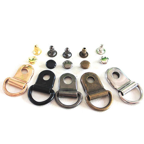 10pcs/Lot D Ring Buckle Hiking Climbing Boots Practical Repair Buckles DIY Craft Bags Leather Decorative Accessories ► Photo 1/6
