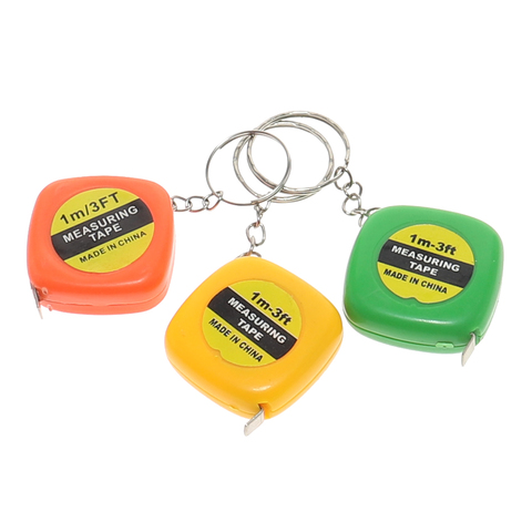 1M/3ft Children Height Ruler Retractable Measure Ruler Tape Mini Portable Pull Ruler Keychain tape measure Measuring Tools ► Photo 1/3