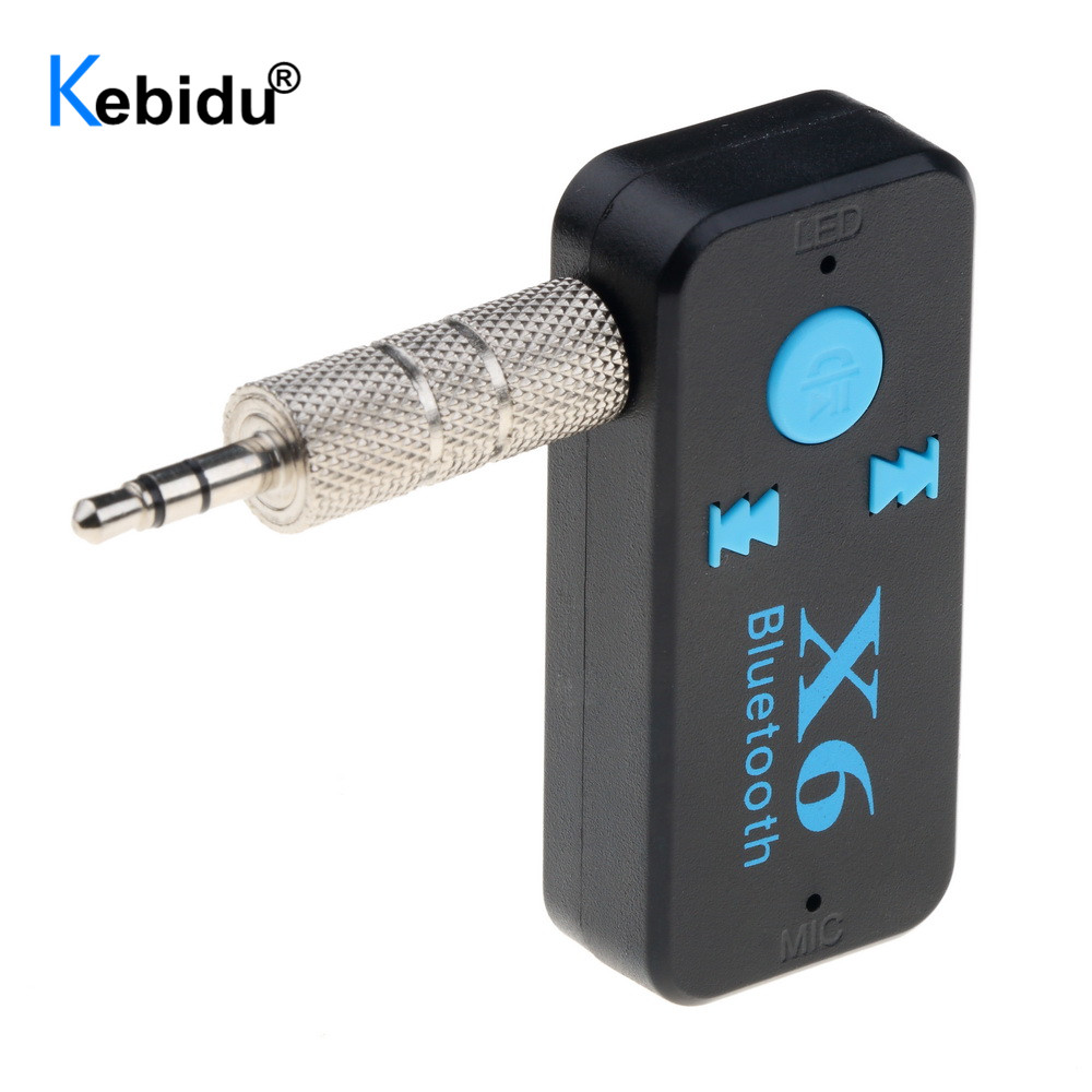 Bluetooth 4.1 Car Kit Wireless Aux Audio Music Receiver Adapter 3.5mm Interface 