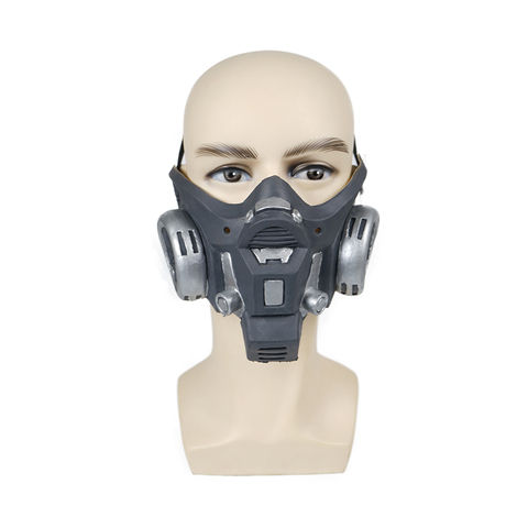 Reneecho Adult Halloween Gas Costume Steampunk Latex Masks Gothic Men Face Mask ► Photo 1/5