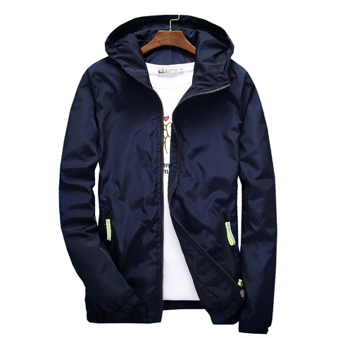 Jacket Men's Large Size Summer Bomber Spring Windbreaker cloth Streetwear Coat Hood 2022 Fashion Male Clothing 7XL Plus Size 6XL ► Photo 1/6
