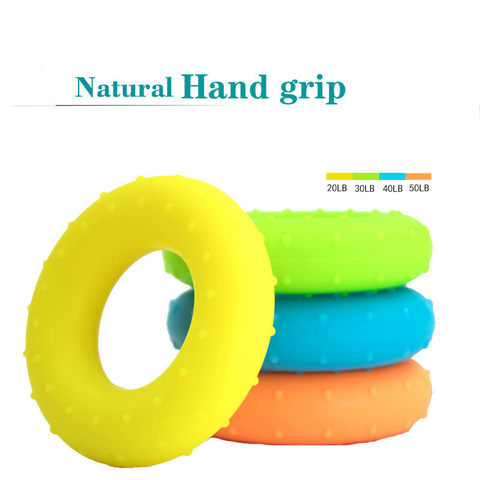 Silica Gel Portable Hand Grip Gripping Ring Carpal Expander Finger Trainer Grip Strength Rehabilitation Massage Ring Ball ► Photo 1/6