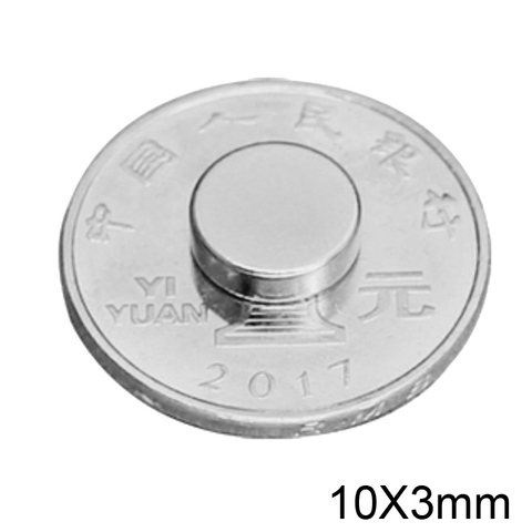 10~200pcs Permanent NdFeB Strong Powerful Magnets 10x3 mm N35 Round Magnets 10x3mm Neodymium Magnet Dia 10*3 mm Circular10 ► Photo 1/6