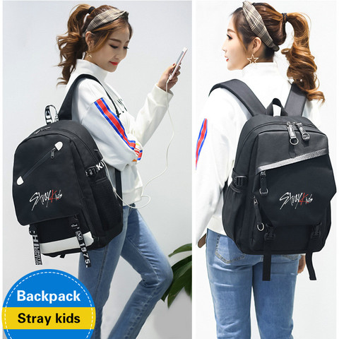 Stray Kids Unisex Fabric Backpack 