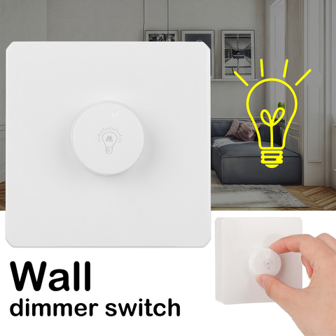 New Dimmer For Dimming Lighting Wall Mounted Switch Socket Dimmer Switch High Power Dimming Adjustable Controller For Lamp 220V ► Photo 1/6