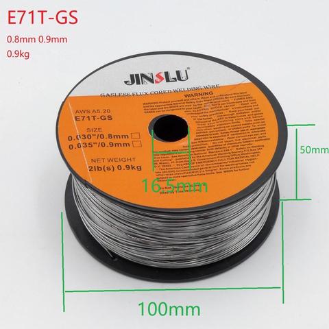 E71T-GS Gasless No Gas Flux Cored DIY MIG Steel Welding Wire Fit Spool Gun Welder 0.9KG 100mmx50mm Inside Hole 16.5mm 0.8/0.9mm ► Photo 1/4