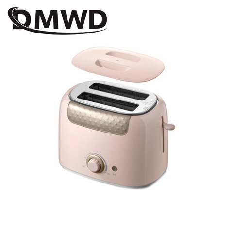 DMWD 2 Slices Electric Stainless steel Toaster Automatic Bread Maker Breakfast Baking Machine Two Slot Toast Sandwich Grill Oven ► Photo 1/2