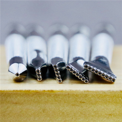 DIY Leather Craft Alloy Metal Background Stamps Tool Set LS.A101-1-3-5-7-9 ► Photo 1/4