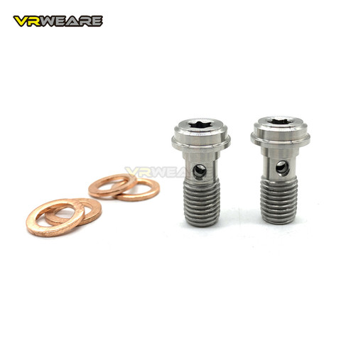 Motorcycle Stainless M10 x 1.25 Banjo Bolts Brake Master Cylinder Screw Brake Hose Caliper Bolt Hydraulic Clutch Screw ► Photo 1/5