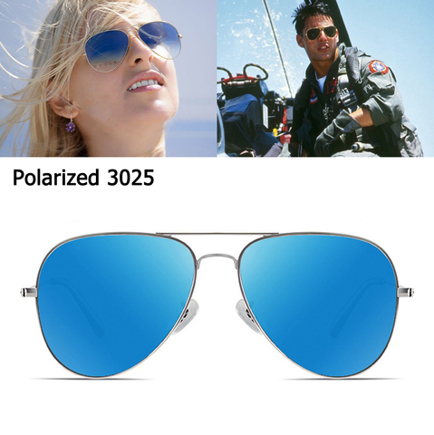 JackJad Fashion Driving Fish Polarized Classic 3025 Pilot Style Sunglasses Vintage Aviation Brand Design Sun Glasses Oculos Sol ► Photo 1/6