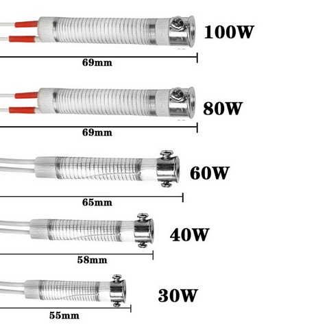 High Quality 220V 30/40/60/80/100W Soldering Iron  Heating  Replacement Welding Tool Metalworking Accessory Dropship ► Photo 1/6