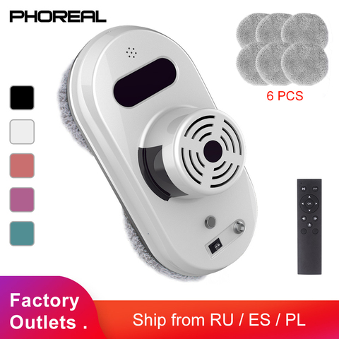 Phoreal Robot Vacuum Cleaner Window Washer Remote Control Anti-Falling Electric Glass Window Cleaner Robot ► Photo 1/6
