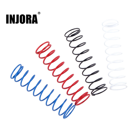 INJORA 4Pcs 60*15mm Metal Shock Absorber Spring for 1/10 RC Crawler Car TRX4 Axial SCX10 90046 D90 ► Photo 1/6