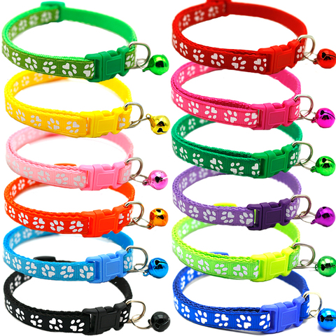 Colorul Pet Supplies Cat Collar With Bell Adjustable Buckle Collar Cat Pet Supplies Cat Accessories Collar Small Dog Chihuahua ► Photo 1/6
