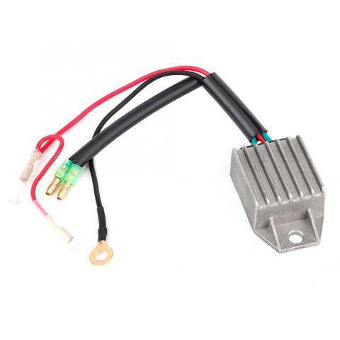 Aluminium Alloy Voltage Regulator Rectifier for 2 Stroke 15HP Outboard Motor car accessories ► Photo 1/6