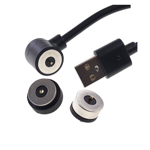 1 Set  10.0 MM Magnetic DC Smart Water Cup Charging Magnet Connector 2A High Current Strong Force LED Light Power Socket ► Photo 1/6
