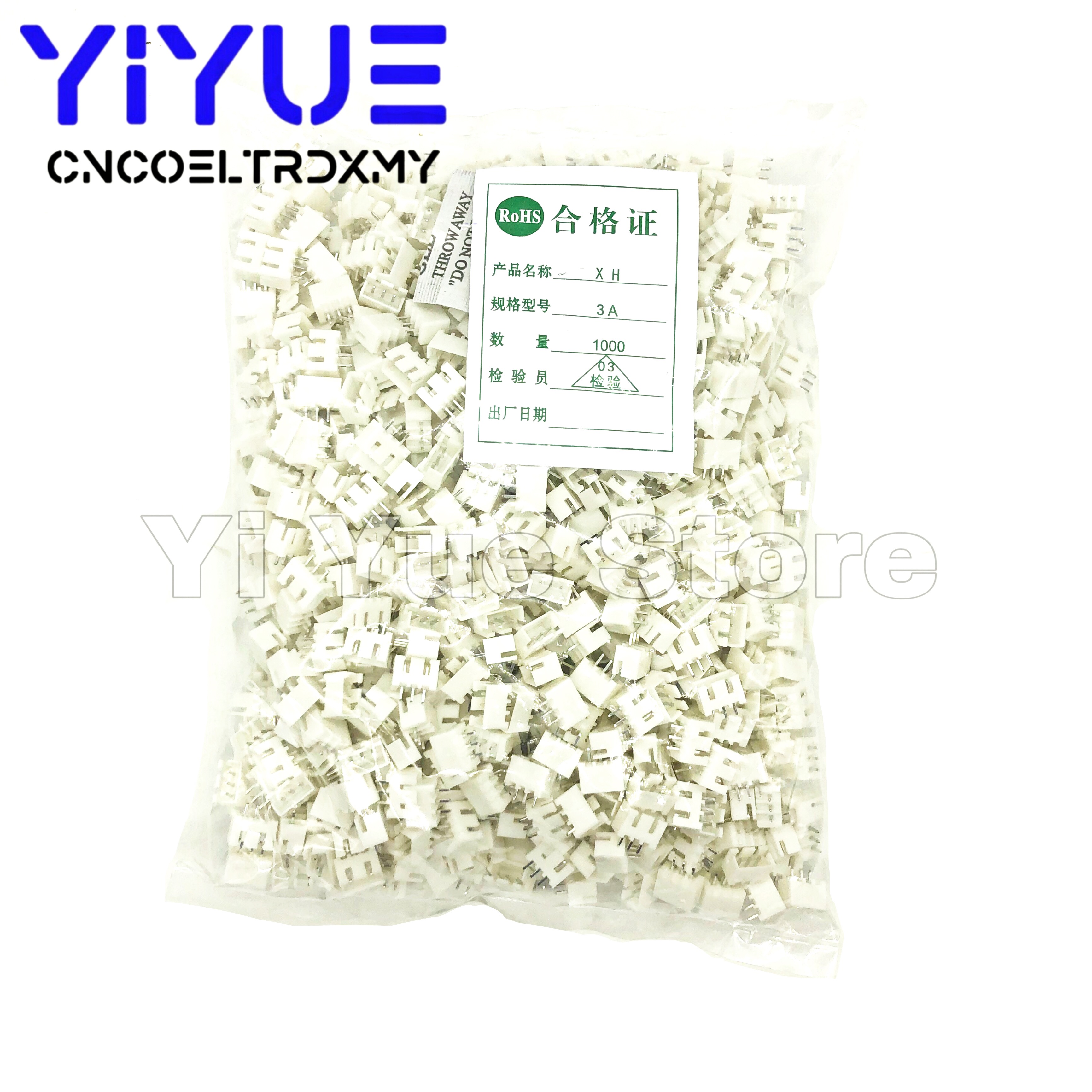 1000pcs XH2.54 2p 3p 4p 5p 6pin 2.54mm Pitch Pin Header JST Connector Wire Connectors Adaptor XH 2.54mm Spacing Connector TJC3 ► Photo 1/4