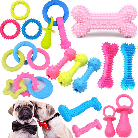 Pet Dog Toy Chew Rubber Toys for Small Dogs Puppy Non-toxic Pet Toys Funny Interactive Resistant To Bite Teeth Training Pet ► Photo 1/1