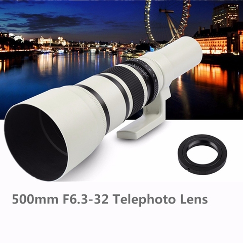 500mm F6.3-32 Telephoto Lens to & for Sony Alpha (A900 A850 A700 A77 A65 A57 A53 A580 A550 A57 A99 A200 etc.) or Minolta AF (A5D ► Photo 1/5