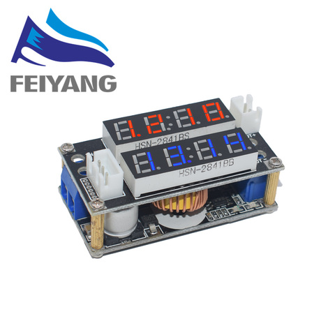 10pcs XL4015 5A Adjustable Power CC/CV Step-down Charge Module LED Driver Voltmeter Ammeter Constant current constant voltage ► Photo 1/1