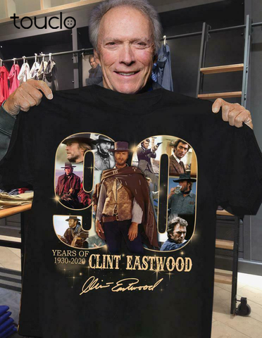 90 Years of Clint Eastwood 1930-2022 and Signature Tee- Shirt ► Photo 1/2