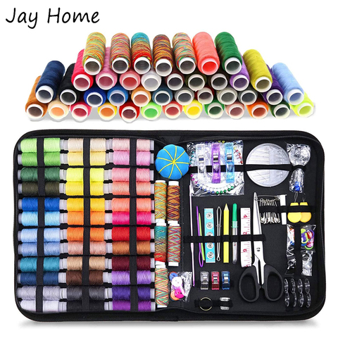 200Pcs Sewing Supplies Kit with Needle and Thread Spool Accessories Portable Sewing Kit Sewing Box for DIY Home Repairs ► Photo 1/6