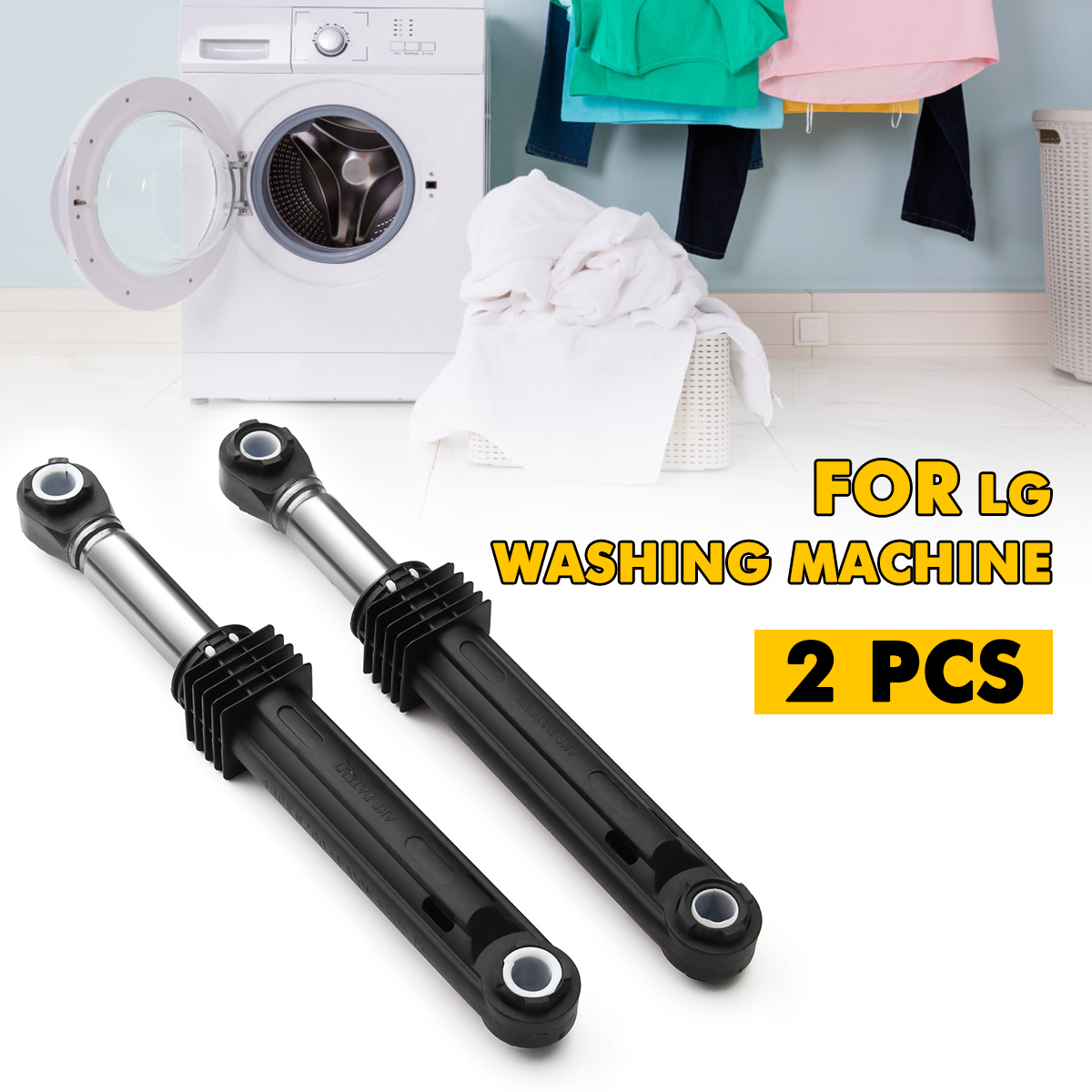 Price History Review On 2 Pcs 100n For Lg Washing Machine Shock Absorber Washer Front Load Part Black Plastic Shell Home Appliances Accessories Aliexpress Seller Warmhome Appliance Shop Alitools Io