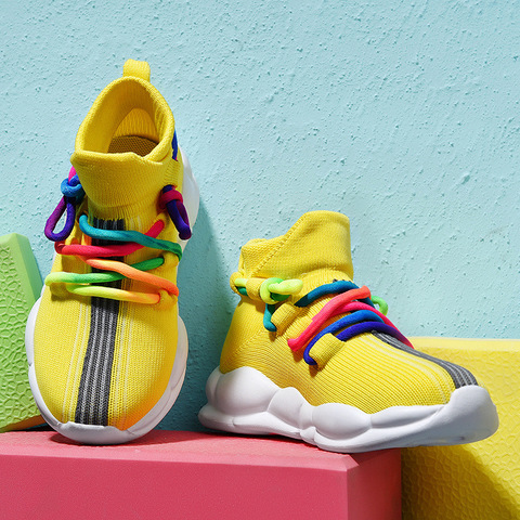 2022 Children Casual Shoes Fashion Toddler Infant Kids Baby Girls Boys Mesh Soft Sole Sport Shoes Sneakers Anti-slip Baby Shoes ► Photo 1/6