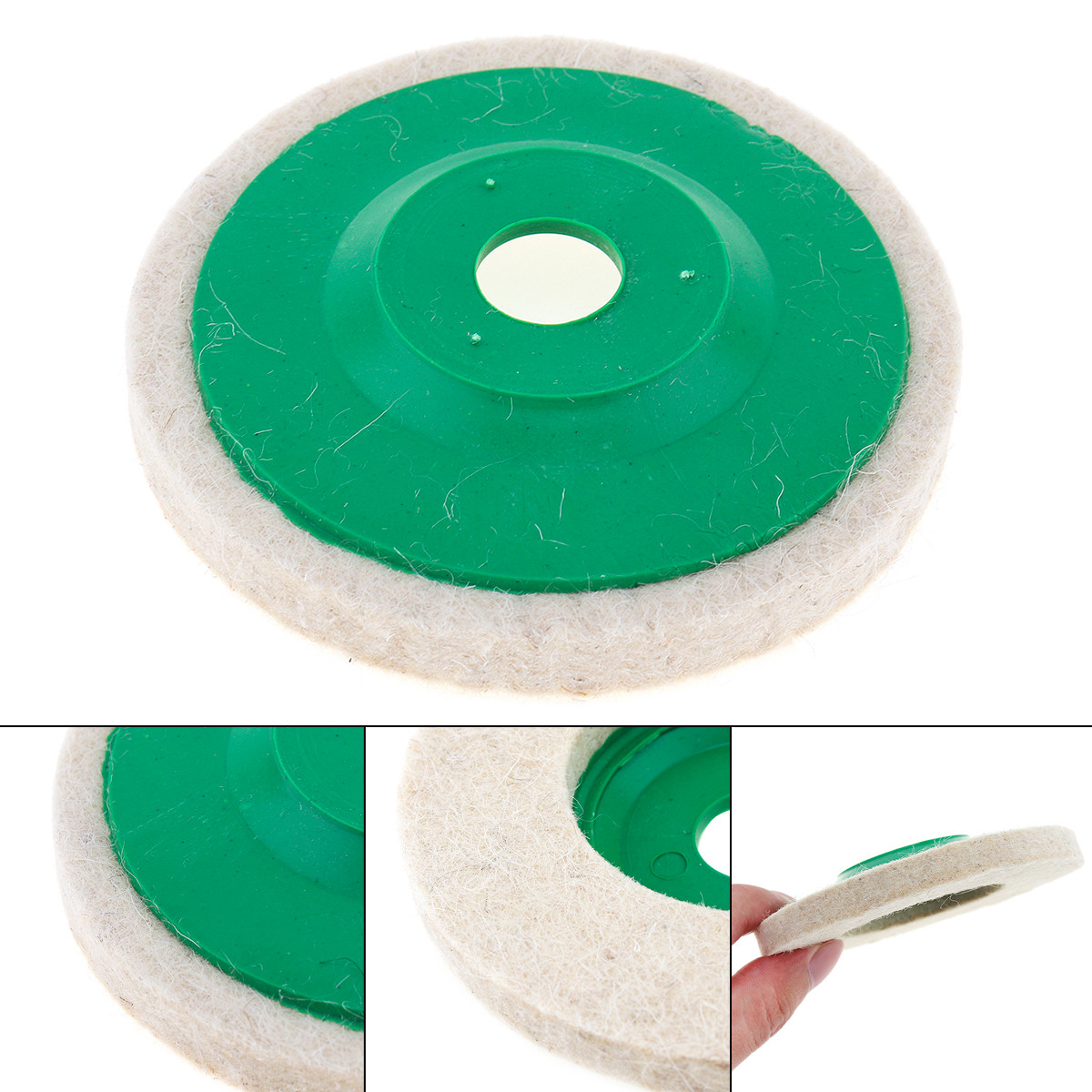 Precision Soft White Wool Polishing Plate Felt Wheel Polishing Disc Buffing  Pads for Metal Glass Ceramics Polishing Grinding - Price history & Review, AliExpress Seller - ULight Store