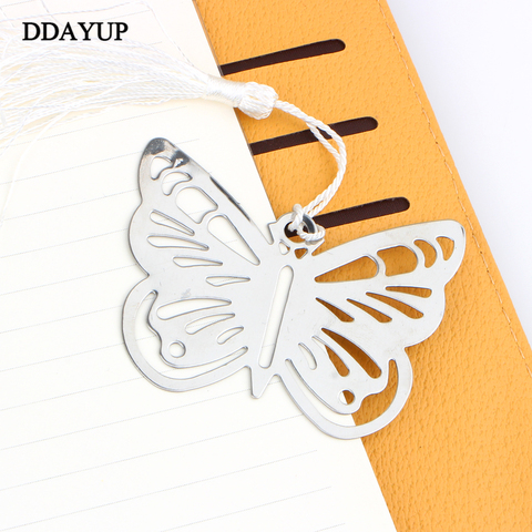 Hollow Butterfly Bookmarks Metal Book Marker Snowflake Bookmarks Wedding Supplies Pendant Gifts Office School Supplies ► Photo 1/6