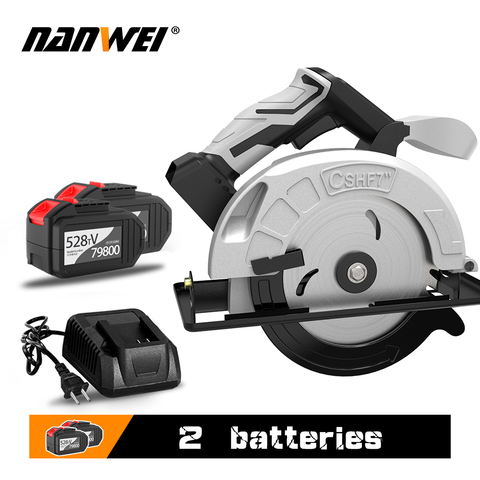 Industrial power tools 2.0Ah rechargeable battery electric cordless circular saw machines for wood cutting ► Photo 1/6
