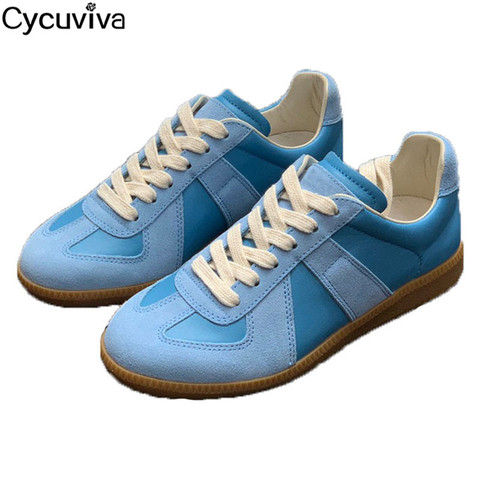 INS Patchwork Women Shoes Flat Round Toe Mules Lace up Ladies Sneakers Women Running Shoe Comfortable Casual Shoes Woman ► Photo 1/6