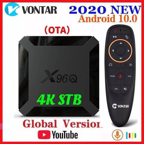 Vontar X96Q Android 10 Smart TV BOX Android 10.0 Allwinner H313 TVBOX Media Player Quad Core Wifi Youtube Update From X96 Mini ► Photo 1/6