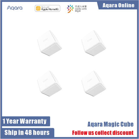 Original Aqara Magic Cube Controller Zigbee Version Controlled by Six Actions For Xiaomi Home Device Work With Smart Home App ► Photo 1/6