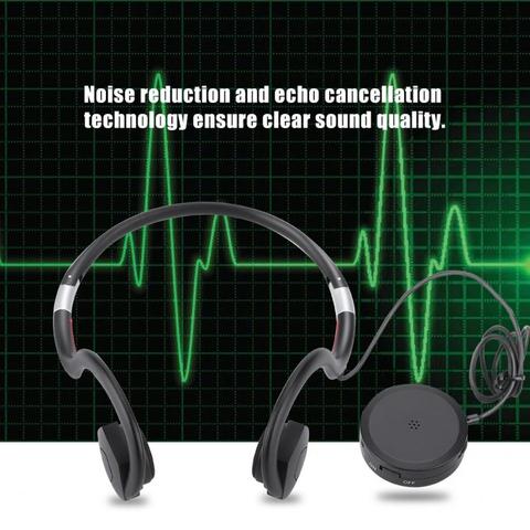 Hearing Aid 5V500mAh Charging Bone Conduction Headphones Sound Amplifiers Hearing Aid BN-802 USB Cable Black hot ► Photo 1/6