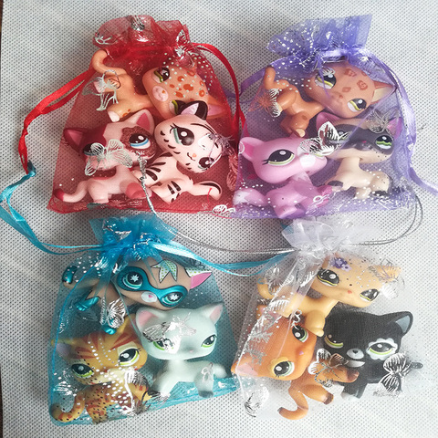 LPS CAT Rare Littlest pet shop Toys Stands Short Hair Kitten Dog Dachshund  Collie Spaniel Great