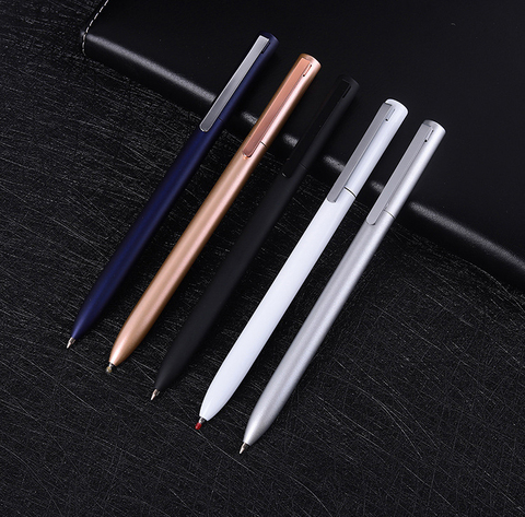 Metal Rotating Gel Pen Sign Pen with Refills for Xiaomi Metal Sign Pens 0.5MM Smooth Low-key Elegant and Firm Office Business ► Photo 1/6