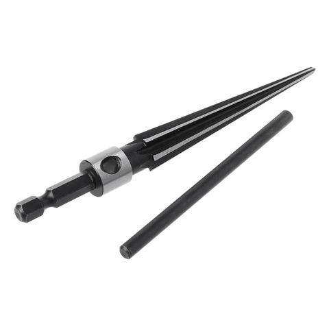 3-13mm Bridge Pin Hole Hand Held Reamer T Handle Tapered 6 Fluted Chamfer Bit Reaming Woodworker Core Drill Cutting Tool B95A ► Photo 1/6