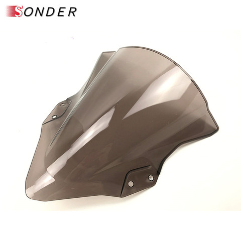 Hot sale Windscreen Windshield For Kawasaki Ninja 400 250 2022 Motorcycle Double Bubble Ninja400 Ninja250 18 19 ► Photo 1/6