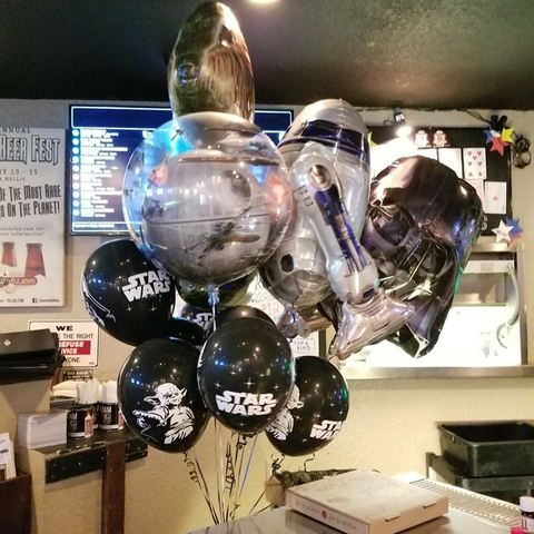 Disney Black White Star Wars Latex Balloon Pirates Theme Movie Fans Party Decoration Birthday Party Supplies Kids Toys Balls ► Photo 1/5